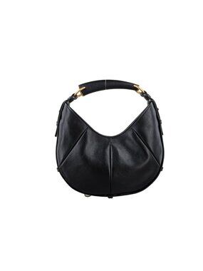 Saint Laurent Yves Mombasa Black Leather Handbag